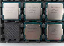 LOT OF 5 INTEL CORE i7-6700K SR2L0, SR2BR PROCESSORS PR813 