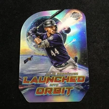 2023 Topps Cosmic Chrome Launched Into Orbit #LIO-9 Julio Rodriguez SEA Mariners