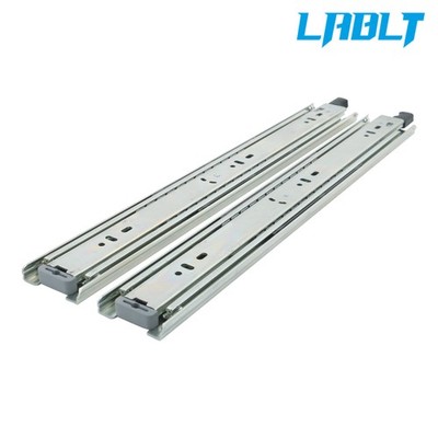 LABLT 1 Pair With Lock Heavy Duty Drawer Slides 16'' 150 Lbs Extension Rails Rail