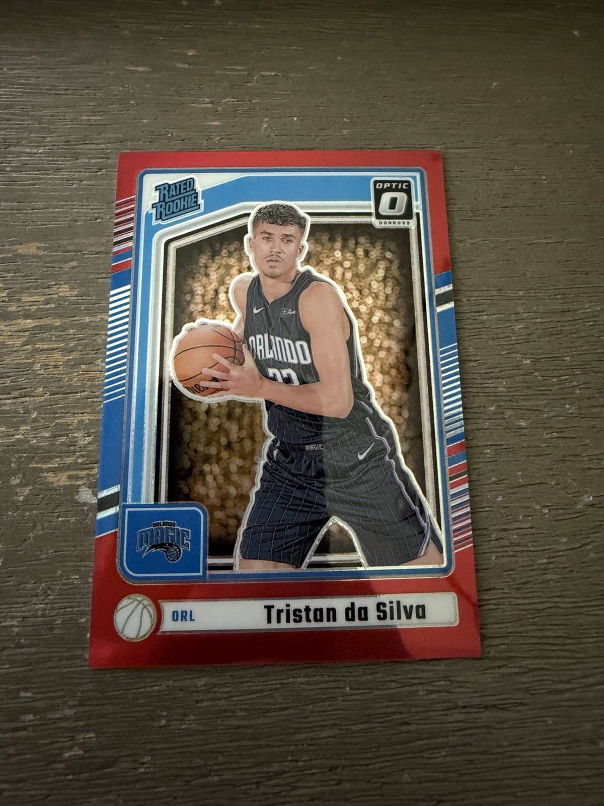 2024-25 Donruss Optic Rated Rookies Preview Tristan da Silva (RC) #P-203 Red /25