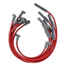 MSD Ignition 35399 Custom Spark Plug Wire Set Red for Ford 289-302 w/HEI Cap