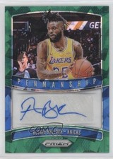 2019-20 Panini Prizm Penmanship Green Ice 13/16 Reggie Bullock #PM-RBL Auto 10yu
