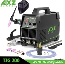 200A 2IN1 HF TIG STICK Welding Machine with Post-Gas 110&220V HF IGBT Inverter