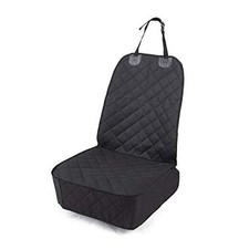 Dog Car Seat Cover, Pet Front Cover for Cars, Trucks, and Suv's - Black