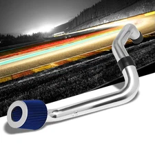 3.00" Polish Pipe Blue Cone Filter Cold Air Intake Kit For 06-09 Honda S2000