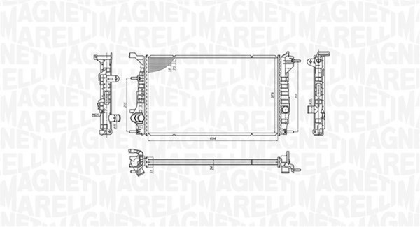 MotorküHler WasserküHler Magneti Marelli 350213200600 FüR Renault Megane 3 DZ0-image
