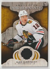 2021-22 UPPER DECK ARTIFACTS NHL REMNANTS ALEX DEBRINCAT CHICAGO BLACKHAWKS