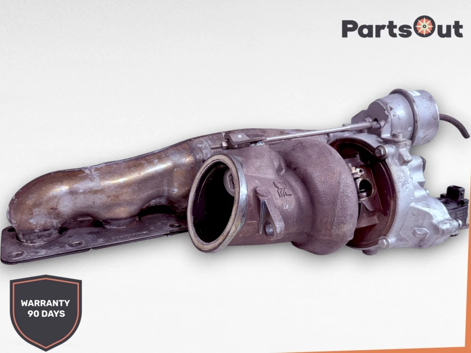 2011 - 2013 BMW X5 X6 E70 E71 35iX - Turbocharger with Exhaust Manifold OEM - Image 2 of 4