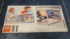 Lego System Classic Vintage Train Leaflet 50's 60's Old 60 1:87 Mursten