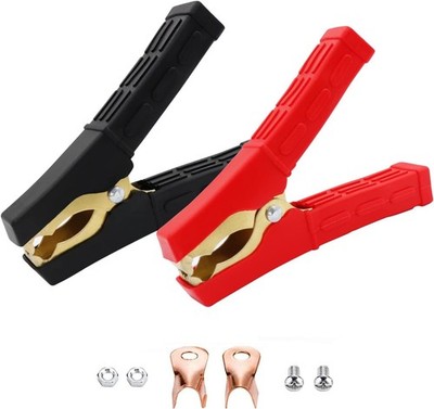 Crocodile Clips 500A Battery Alligator Clips, Jump Leads Clamps Car Alligator...