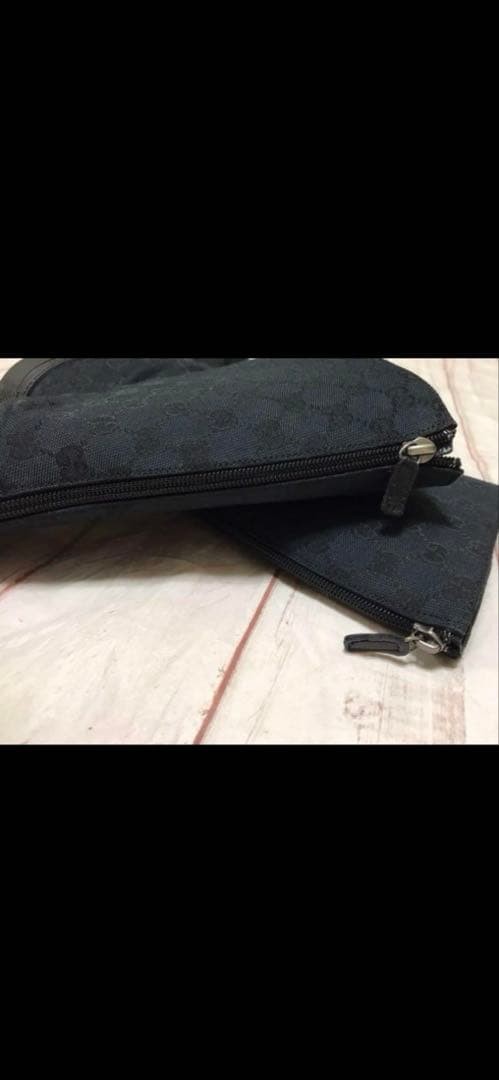 GUCCI Boots Heel GG Canvas Black EU36.5/US6.5 113171c thumbnail 15