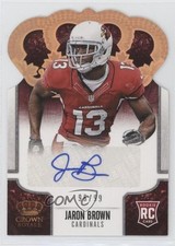 2013 Panini Crown Royale 96/99 Jaron Brown #144 Auto 0c2