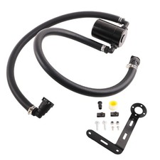 3oz Black Oil Catch Can Kit Seperator For Ford F150 Raptor Expedition 3.5l 3oz Black Oil Catch Can Kit Seperator For Ford F150 Raptor Expedition 3.5l