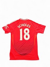 Paul Scholes Signed Manchester United FOOTBALL SHIRT