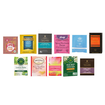 Tea Bag Sampler Assortment 23 Count Variety Pack of Unique Flavors