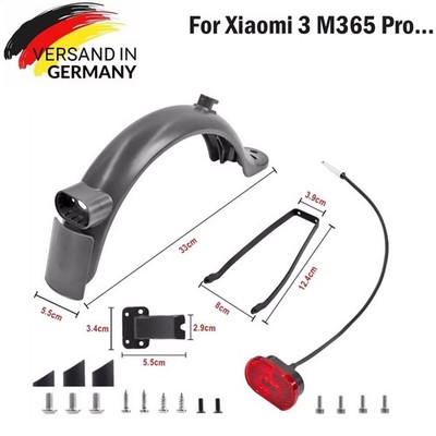 Elektro-Scooter Zubehör Schutzblech hinten Kotflügel Für Xiaomi PRO2 MI3 1S M365