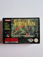SECRET OF MANA SNES SUPER NINTENDO PAL ITA GIG COMPLETO CON MAPPA