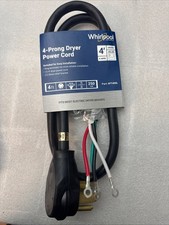 Whirpool 4-prong 30 Amp 4 Foot Dryer Cord