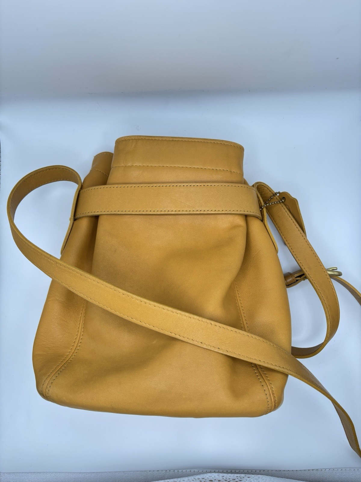 Coach Vintage Soho Buckle Belt Bag In Mustard Yellow #D7H-4156 April 1997 image 2