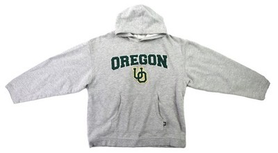 Vintage STARTER M University Of Oregon Ducks Spellout Stitched Hoodie Sweatshirt
