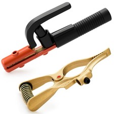 T-style Welding Ground Clamp Welding Electrode Holder, 300amp Brass Ground ...
