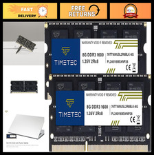 16GB DDR3L RAM Kit (2x8GB) 1600MHz PC3L-12800 SODIMM Laptop Memory Upgrade