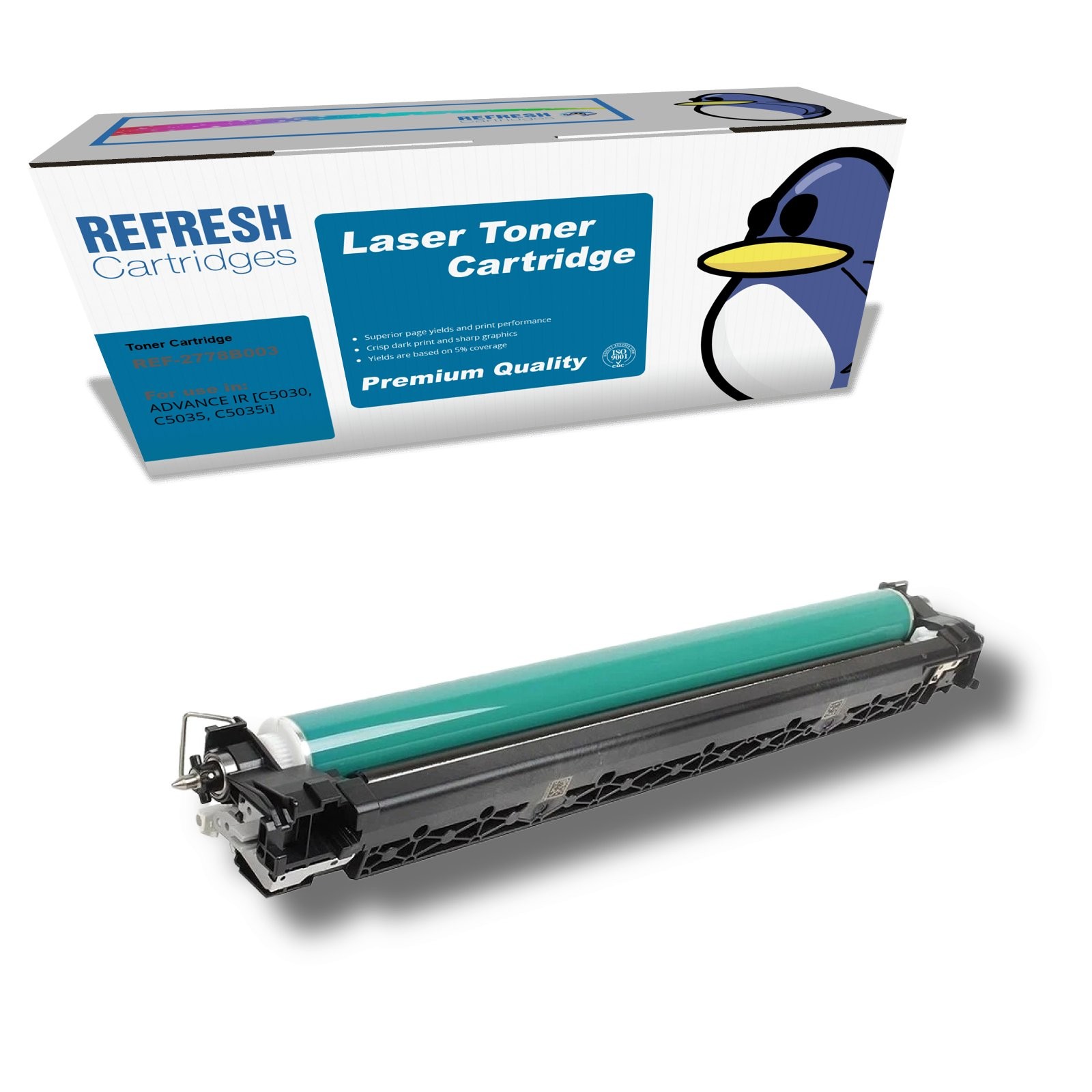 Refresh Cartridges Black Drum C-EXV29 Compatible With Canon Printers