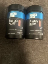 Weider Prime Prostate Health 120 Veggie Capsules Sealed Exp 8/25 LOT OF 2