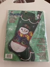 Christmas BUCILLA 84392 Whimsical Snowmen Felt Stocking Kit