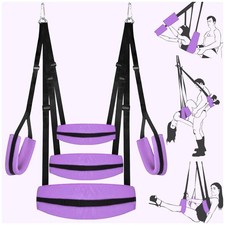 Ahsuxuhe Sex Swing BDSM Sex Toys for Couples Enhanced Ceiling Door Sex Swi...