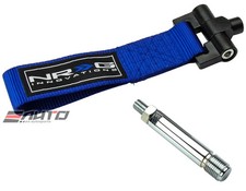 Nrg 5000lbs Screw On Front Tow Hook Strap Adapter Tc 11-13 Xb 08-13 - Blue