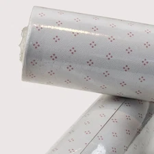 VTG Vinyl Wallpaper 2 Rolls PrePasted Peelable Scrubbable White Pink Dot Pattern