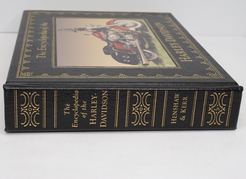 The Encyclopedia of the Harley-Davidson by Henshaw & Kerr 2002 Gilded Leather HC - Picture 4 of 14