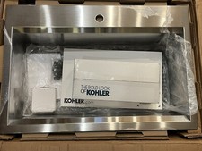 Kohler K-80084-1PC-NA Task Kitchen Sink 33" Undermount in Stainless Steel READ