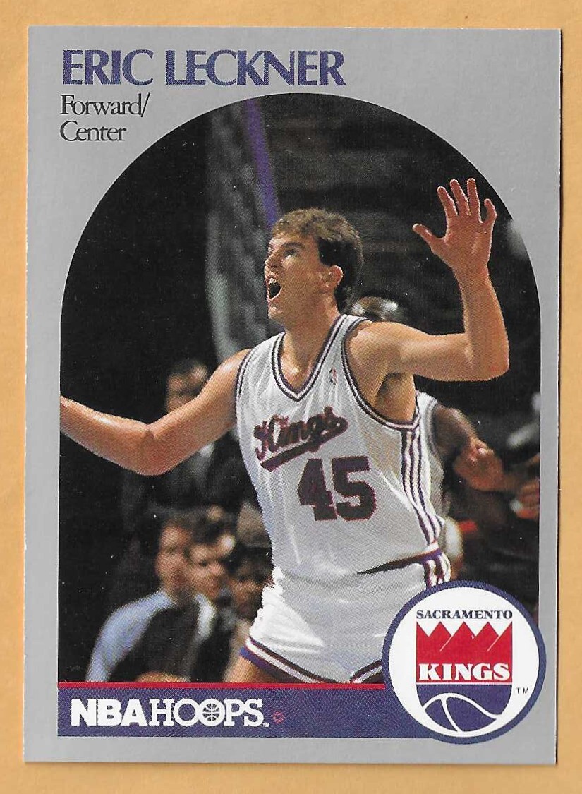 ERIC LECKNER SACRAMENTO KINGS #429 NBA HOOPS 1990-91