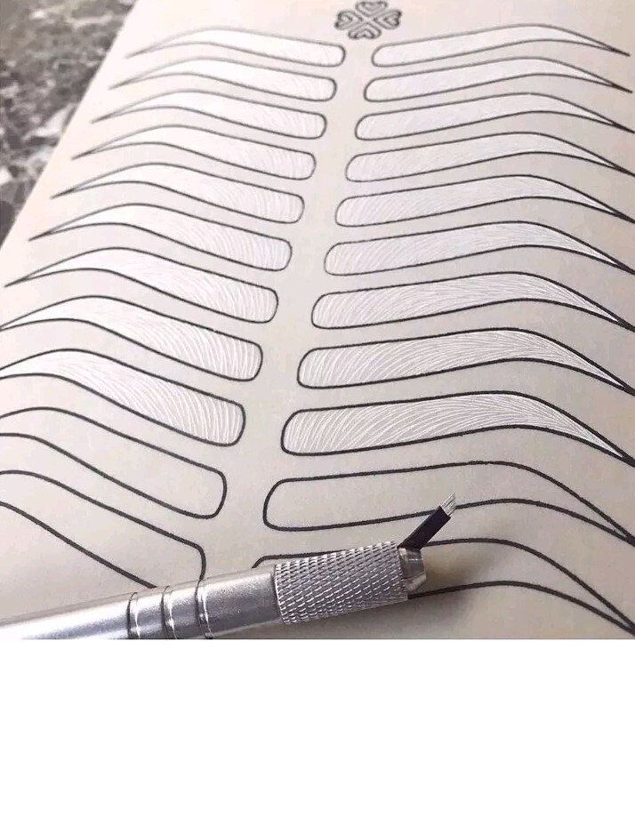 STYLIA MICROBLADING SHEETS 5 PACK New/Sealed