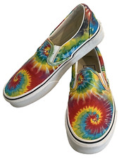 Vans Sk8 Low Tie Dye Slip On Classic Sneakers Shoes Men's Sz 4 Women's Sz 5.5