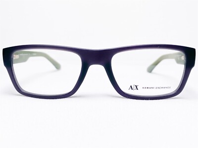 NEW Armani Exchange AX3015 8020 Mens Matte Black Modern