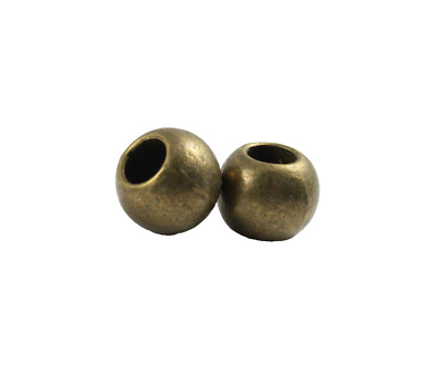10 Metallperlen bronze Ø 4,5 mm armband herstellen
