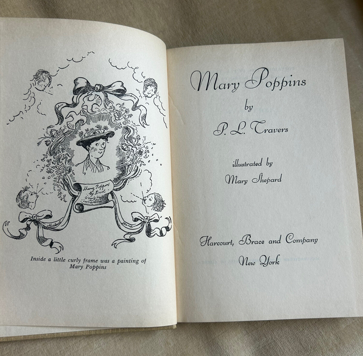 Mary Poppins First Edition Hardcover 1934 by P.L. Travers eBay