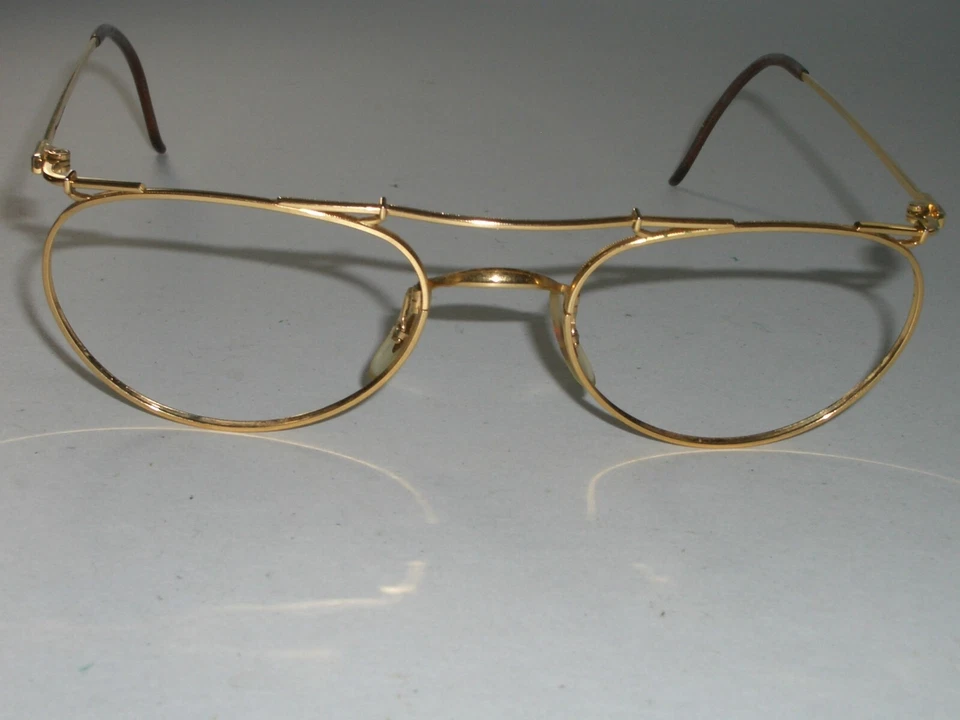 GAFAS DE SOL VINTAGE B&L RAY BAN GEP DECCO ALAMBRE OVALADO AÑOS 80 54[]18 mm SOLO MARCOS Foto 2 de 4