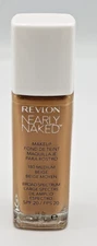 NEW Revlon Nearly Naked BROAD SPECTRUM Makeup- 180 MEDIUM BEIGE