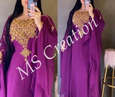 SALE New Butterfly Style Moroccan Kaftan Abaya wedding Dress Fancy Long Gown 453
