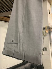 NEW Size 38 Men s Light Grey Dress Pant 100% ...