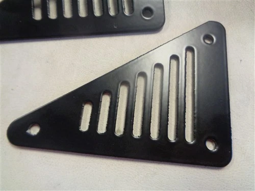 STRATOS S-525 SUELO DESAGÜE PAR (2) ALUMINIO NEGRO 4 3/4" X 3" BARCO Foto 3 de 4