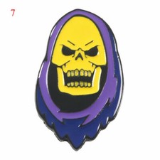 Skeletor Lapel Pins Brooch Chest Brooch Pin Skull Head Badge Halloween Jewelry/⇓