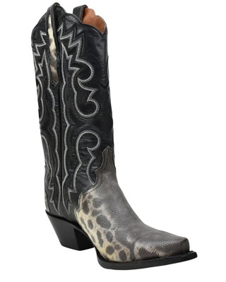Dan Post Women's Karung Snake Exotic Western Boot - Snip Toe - DPS705