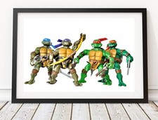 Ninja Turtles poster NOT FRAMED wall art small to XXL