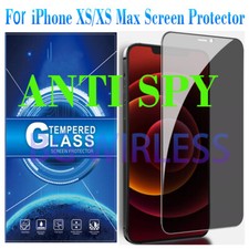 For Apple iPhone XR/XS Max Anti-Spy Privacy Tempered Glass Screen Protector