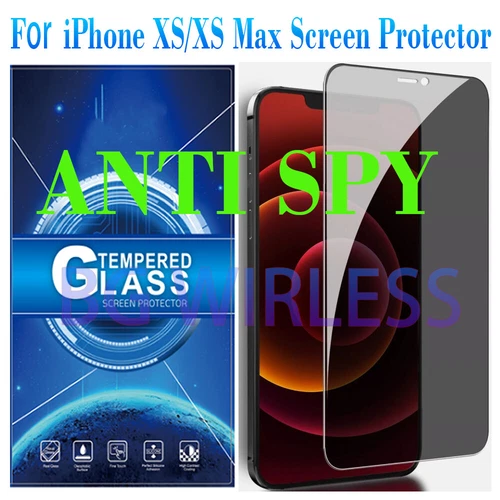 For iPhone 17 16 15 14 13 12 11 Anti-Spy Privacy Tempered Glass Screen Protector - Picture 27 of 28